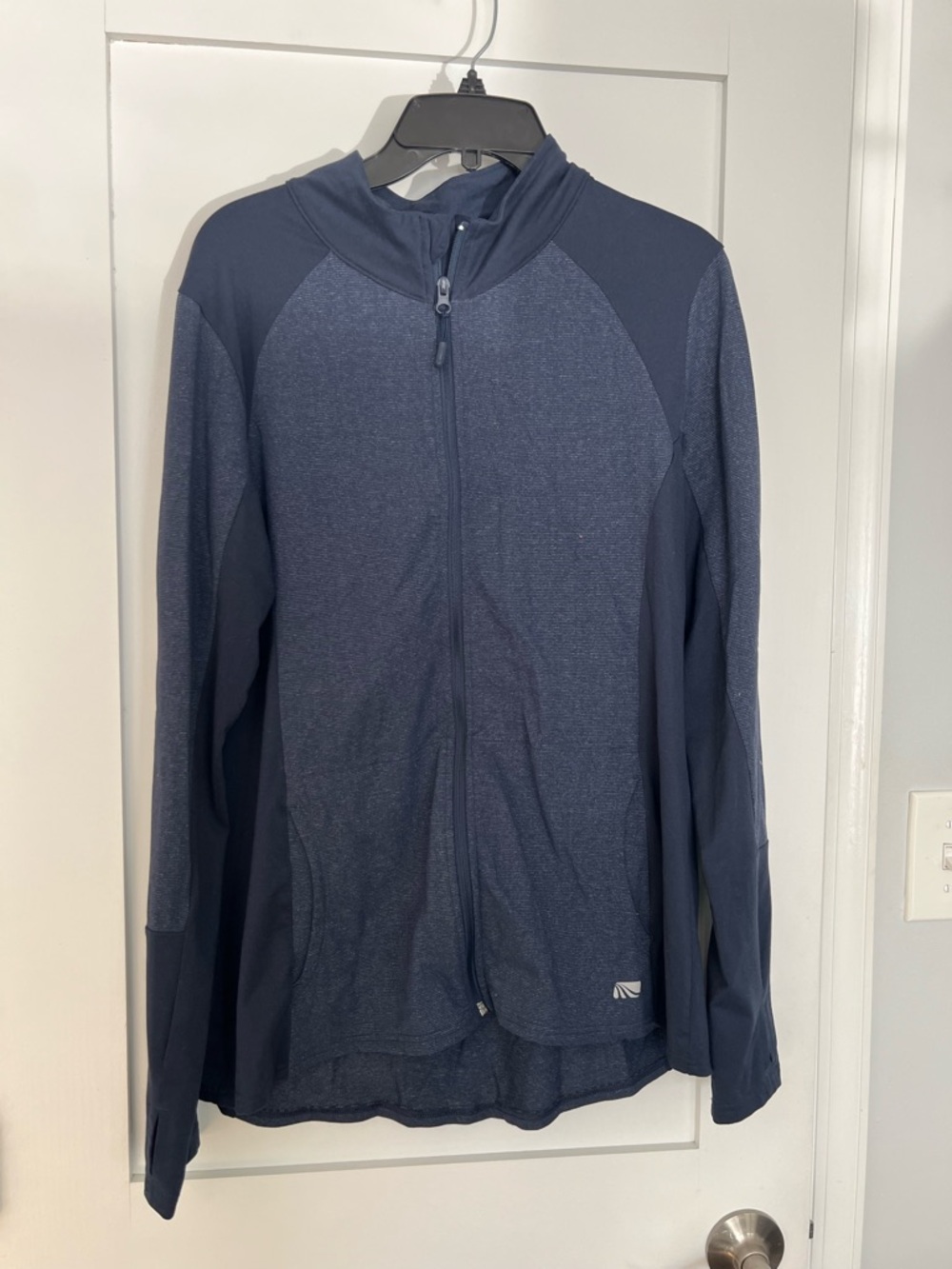 Marika Navy Blue Full-Zip Active Jacket
